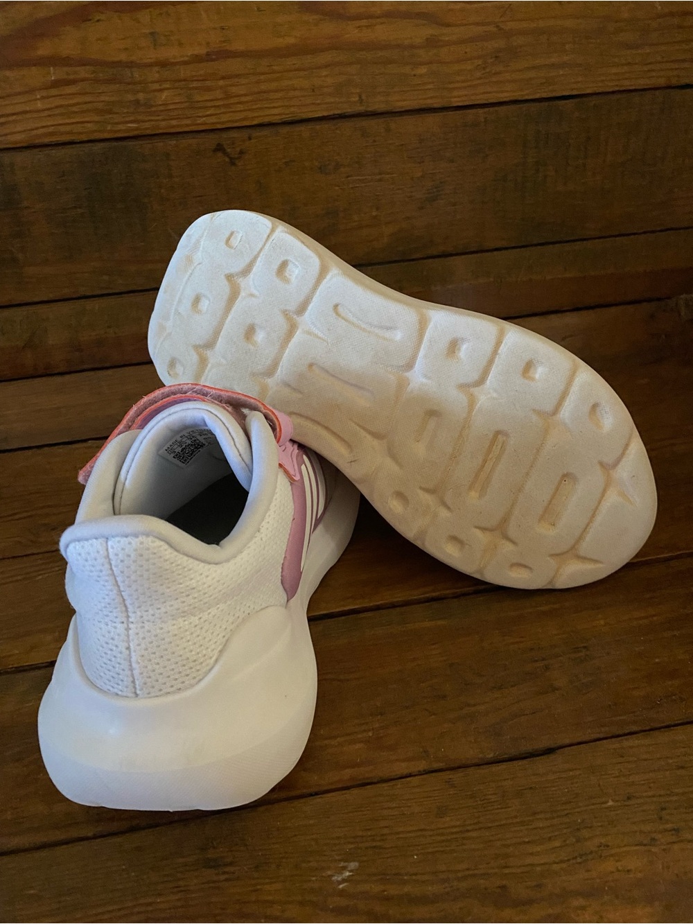 Pink and White Adidas - Picture 4 of 5